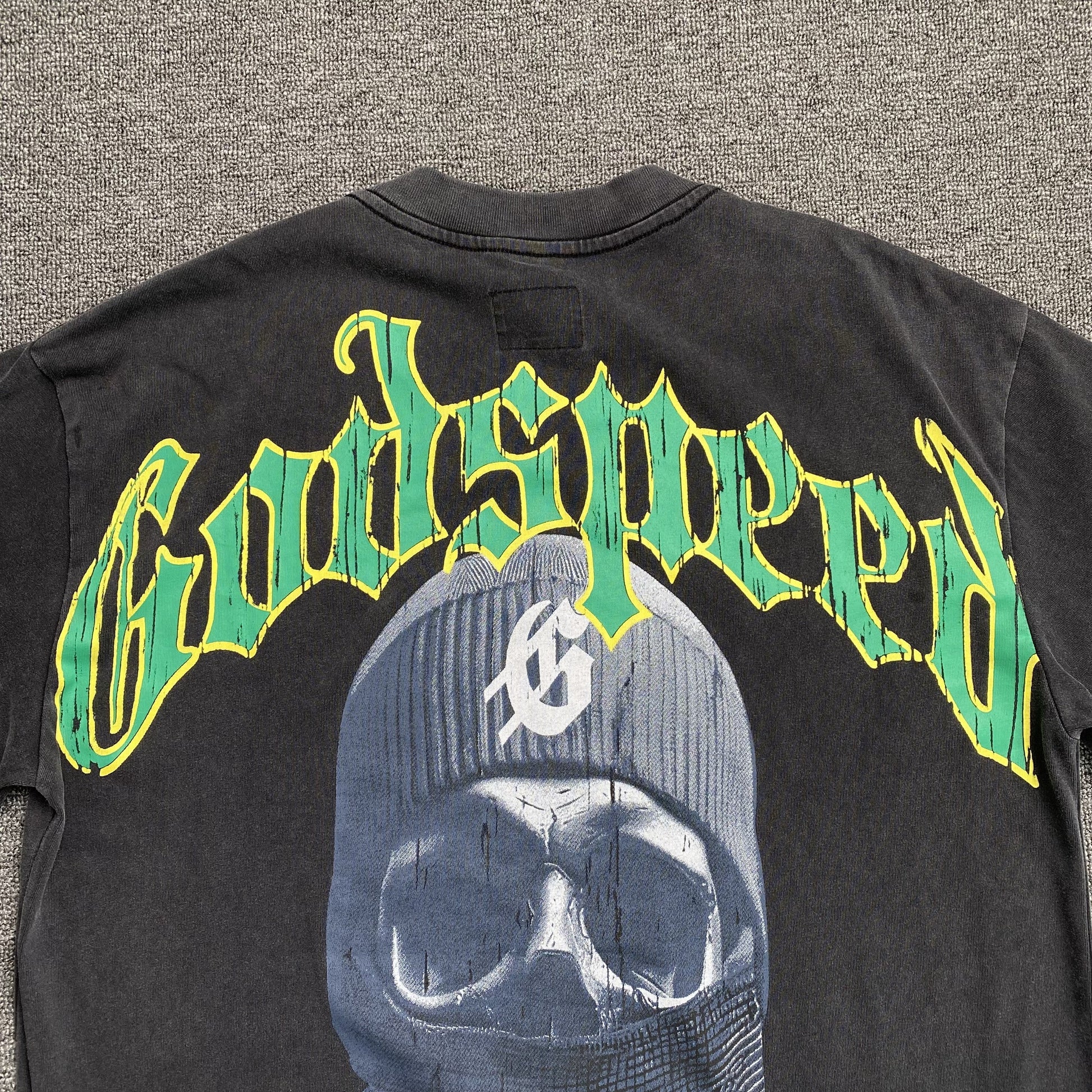 GODSPEED Balaclava Szn T-shirt Washed - Black Unisex Streetwear Limited Edition