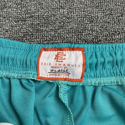 ERIC Emanuel Ee Basic Shorts Teal - - Purple Unisex Streetwear Limited Edition - The ERIC EMANUEL EE BASIC SHORTS TEAL/PURPLE - REPLICA blend luxury streetwear aesthetics with premium