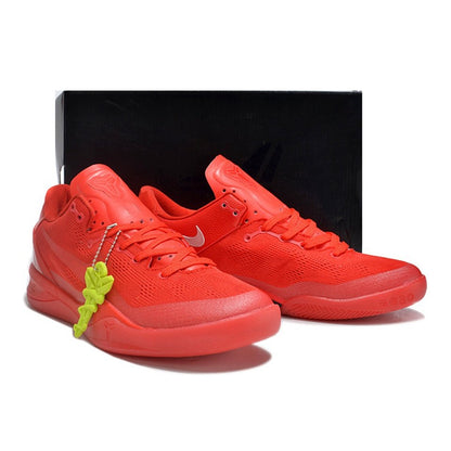 NIKE Kobe 8 - Mamba Sneakers - Red Unisex Streetwear Limited Edition - The Nike Kobe 8 x RED MAMBA is an electrifying tribute to the basketball icon