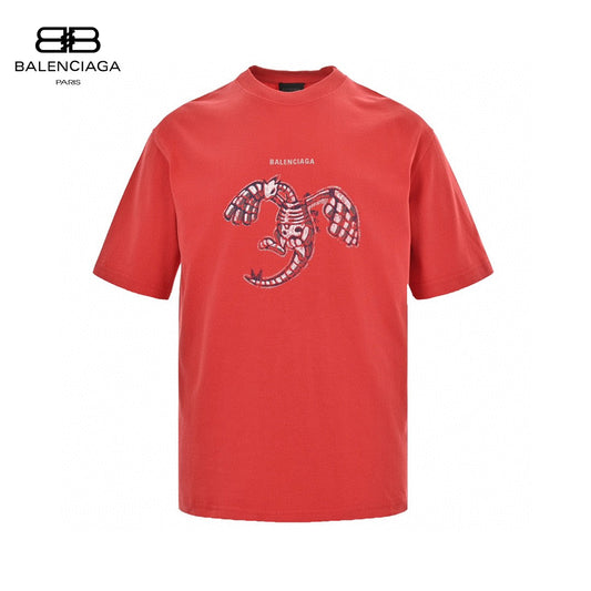 Balenciaga T-shirt - Lobster Graphic - Black Unisex Streetwear Limited Edition - <span>This Balenciaga t-shirt features a unique design with a detailed lobster graphic on the front.