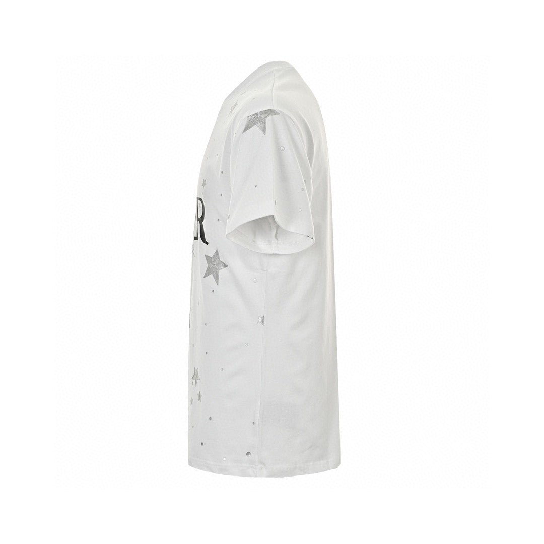 Camiseta blanca con estampado de estrella de Dior