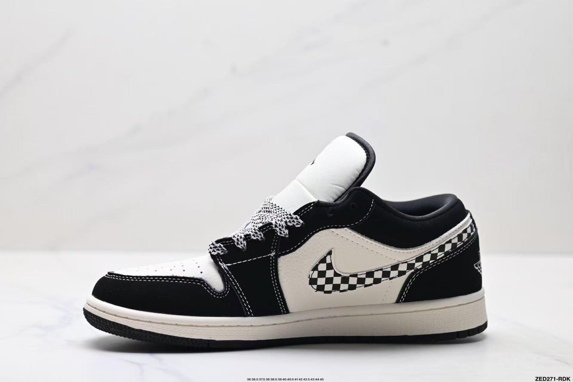 JORDAN 1 Mid - Equality Sneakers - Black Unisex Streetwear Limited Edition