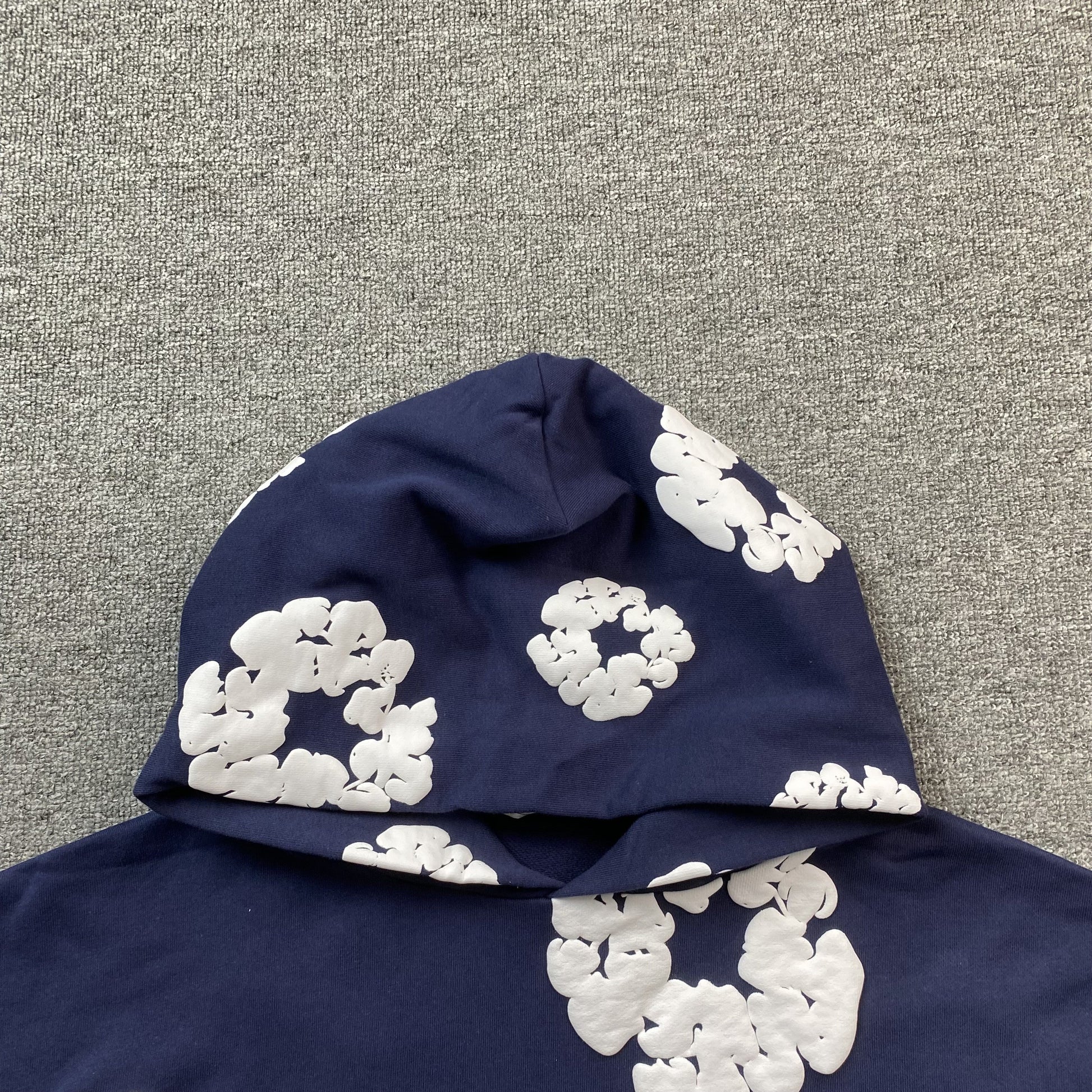 DENIM Tears Cotton Wreath Hoodie - Navy Unisex Streetwear Limited Edition