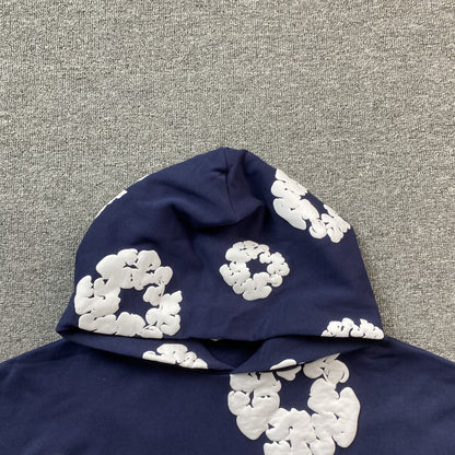 DENIM Tears Cotton Wreath Hoodie - Navy Unisex Streetwear Limited Edition