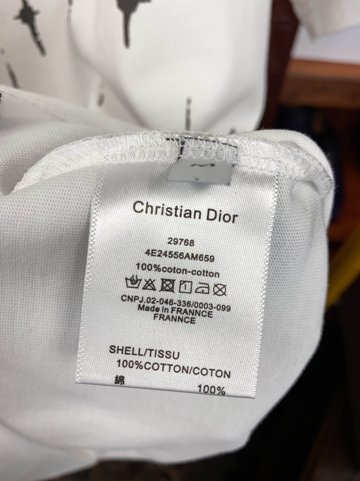 T-shirt Dior Starry Sky blanc