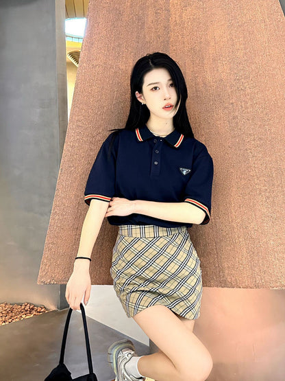 Prada Logo Patch Polo Shirt - insole - replica sneakers