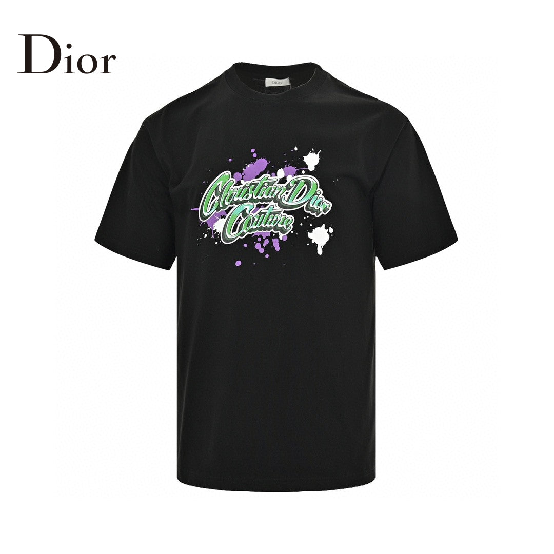 Dior Christian Dior Couture T-shirt - Green Unisex Streetwear Limited Edition - <span>This Dior t-shirt features a vibrant design with 'Christian Dior Couture' printed across the front