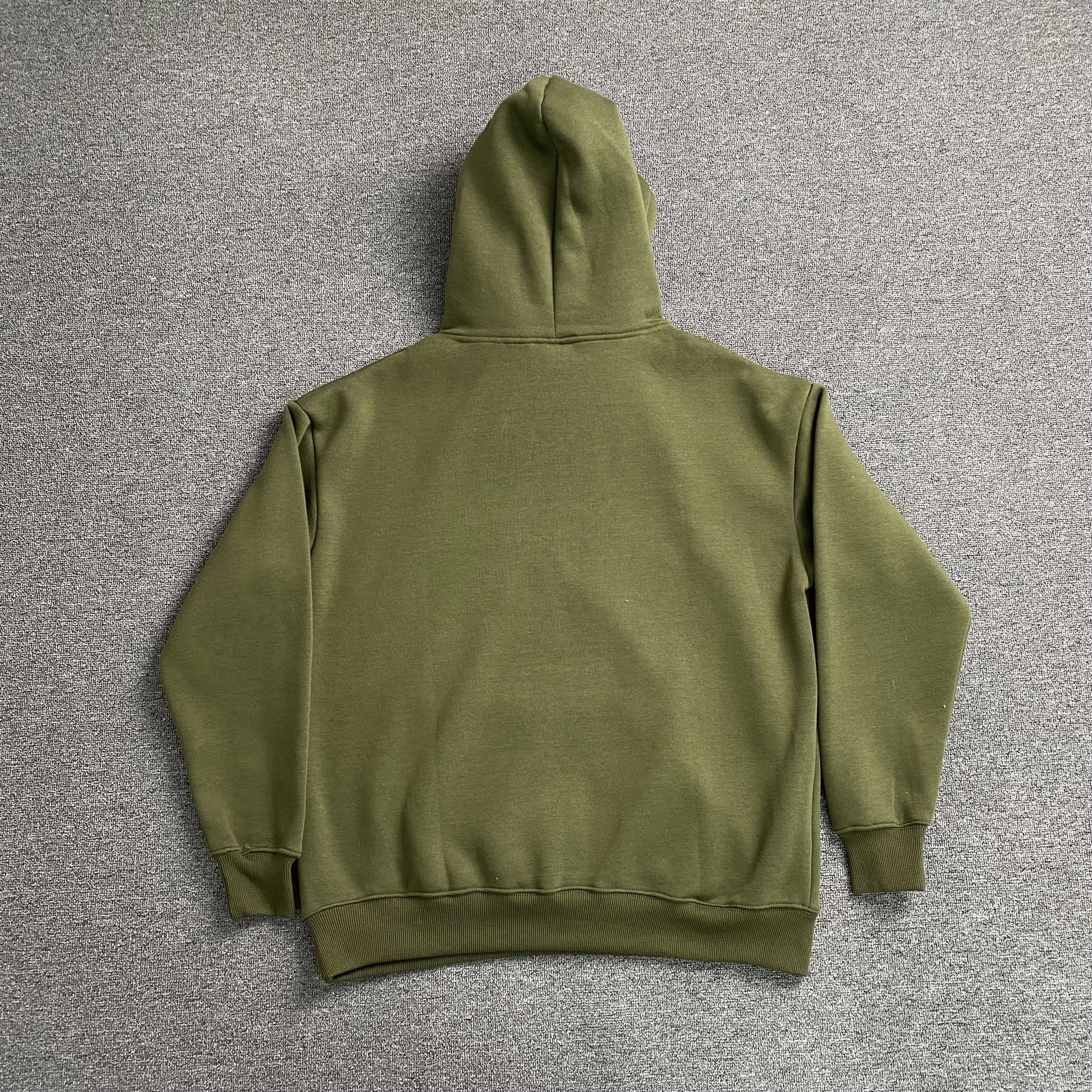 SYNA World Hood Logo Hoodie Sage - Red Unisex Streetwear Limited Edition