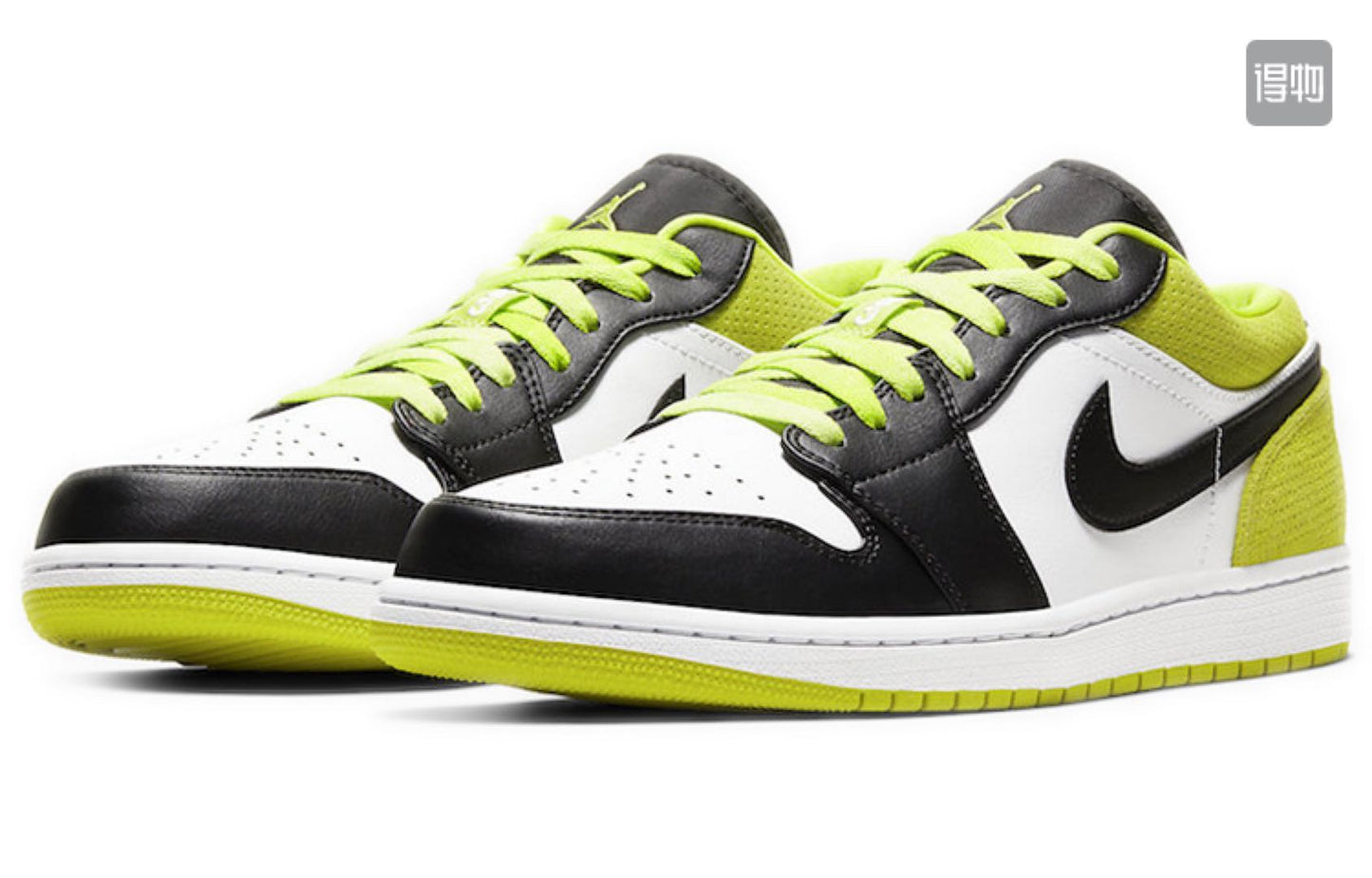 JORDAN 1 Low - Cyber Sneakers - Black Unisex Streetwear Limited Edition