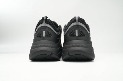 DIOR B22 Silver Sneakers - Black Unisex Streetwear Limited Edition