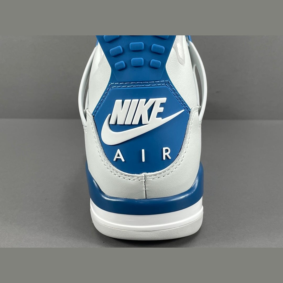 JORDAN 4 - Military - Blue Unisex Streetwear Limited Edition - Experience the iconic JORDAN 4 x MILITARY BLUE, a fusion of timeless style and modern