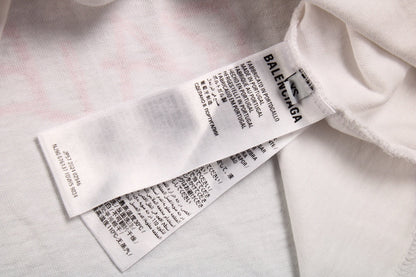 Camiseta Balenciaga Multi-Logo (Blanca)