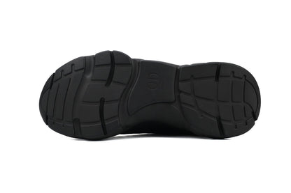 DIOR B22 Reflective Sneakers - Black Unisex Streetwear Limited Edition