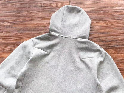 NIKE Tech Fleece Hoodie - - Grey Unisex Streetwear Limited Edition - The NIKE TECH FLEECE HOODIE GREY - REPLICA is the ultimate blend of performance, comfort,