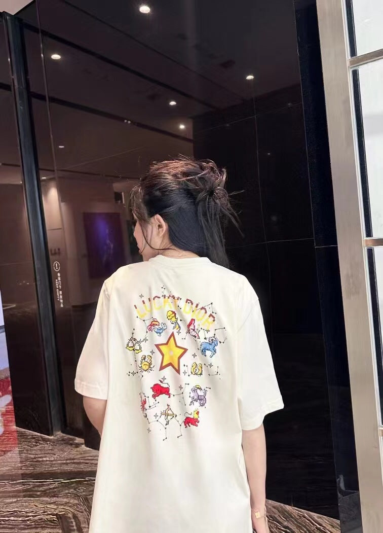 Camiseta con logo degradado de Dior