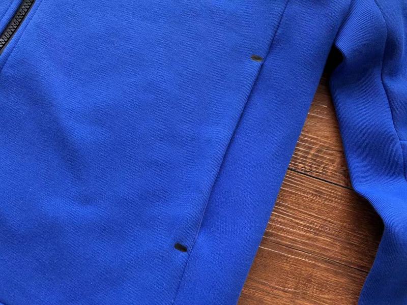 NIKE Tech Fleece Hoodie - - Blue Unisex Streetwear Limited Edition
