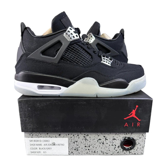 JORDAN 4 - Eminem Carhartt Sneakers - Black Unisex Streetwear Limited Edition
