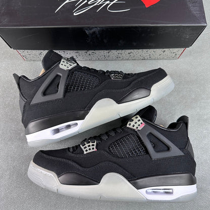 JORDAN 4 - Eminem Carhartt Sneakers - Black Unisex Streetwear Limited Edition