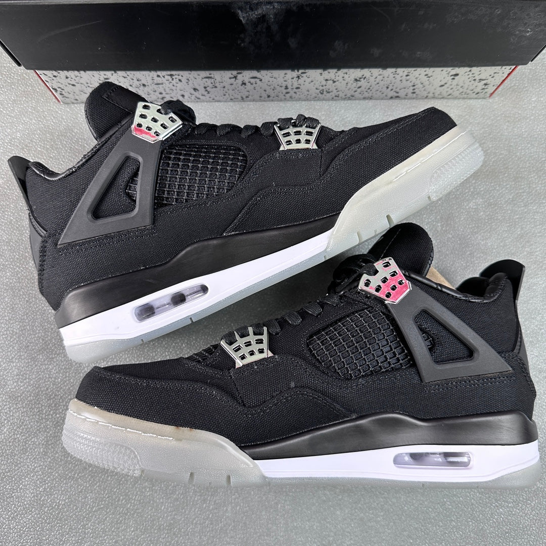 JORDAN 4 - Eminem Carhartt Sneakers - Black Unisex Streetwear Limited Edition