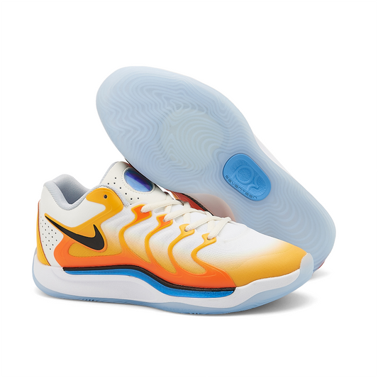 NIKE Kd 17 - Sunrise Shoes - Red Unisex Streetwear Limited Edition - Experience the dawn of a new era in basketball performance with the Nike KD 17