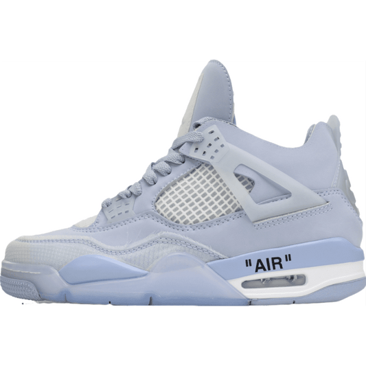 JORDAN 4 - Off-white Arctic Sneakers Unisex Streetwear Limited Edition - Introducing the epitome of style and innovation: the Jordan 4 x Off-White Arctic. Fusing Jordan's
