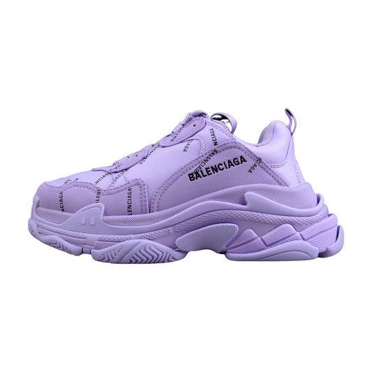 BALENCIAGA Triple S - Sneakers - Purple Unisex Streetwear Limited Edition - The Balenciaga Triple S x Purple redefines the iconic chunky sneaker with a vibrant splash