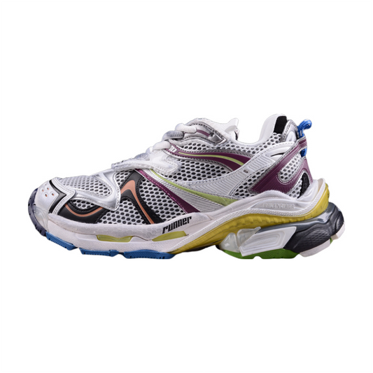 BALENCIAGA Runner - Multicolored Sneakers Unisex Streetwear Limited Edition - Introducing the BALENCIAGA Runner in Multicolored, a dynamic blend of style and performance. These sneakers