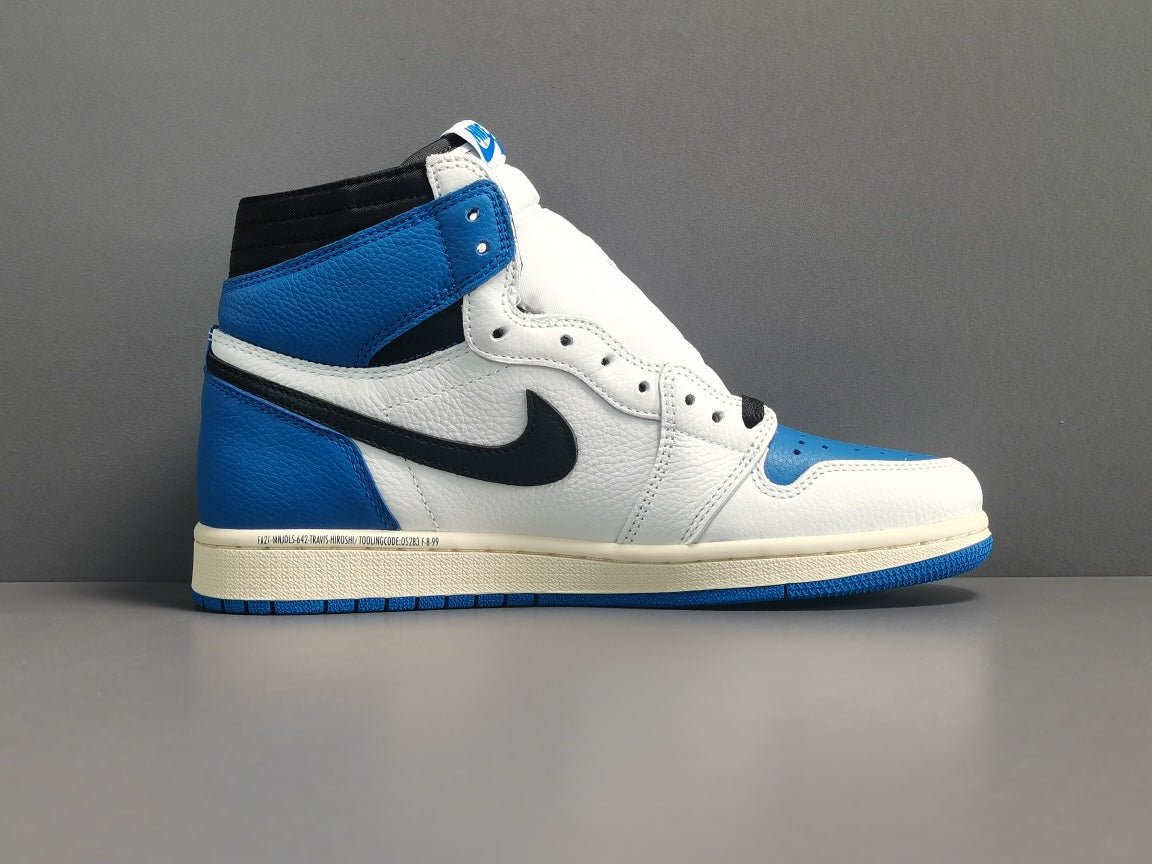 JORDAN 1 High Og Sp - Fragment Travis Scott Sneakers - Black Unisex Streetwear Limited Edition