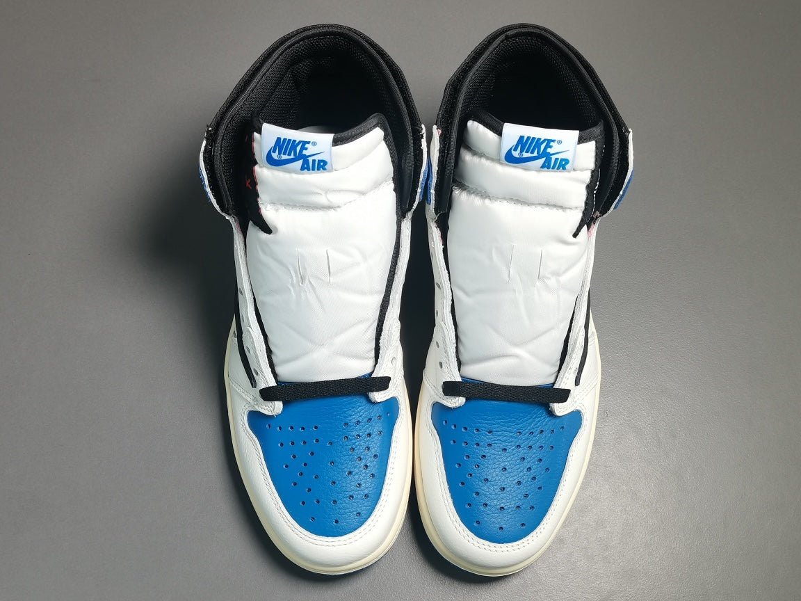 JORDAN 1 High Og Sp - Fragment Travis Scott Sneakers - Black Unisex Streetwear Limited Edition