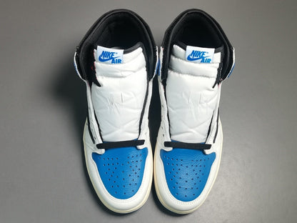 JORDAN 1 High Og Sp - Fragment Travis Scott Sneakers - Black Unisex Streetwear Limited Edition