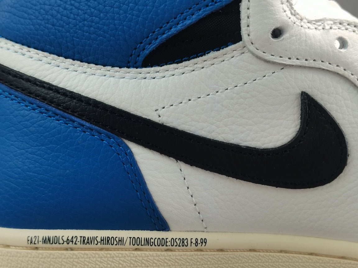 JORDAN 1 High Og Sp - Fragment Travis Scott Sneakers - Black Unisex Streetwear Limited Edition
