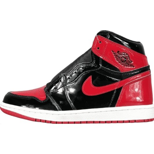 JORDAN 1 High Og - Patent Bred Sneakers Unisex Streetwear Limited Edition