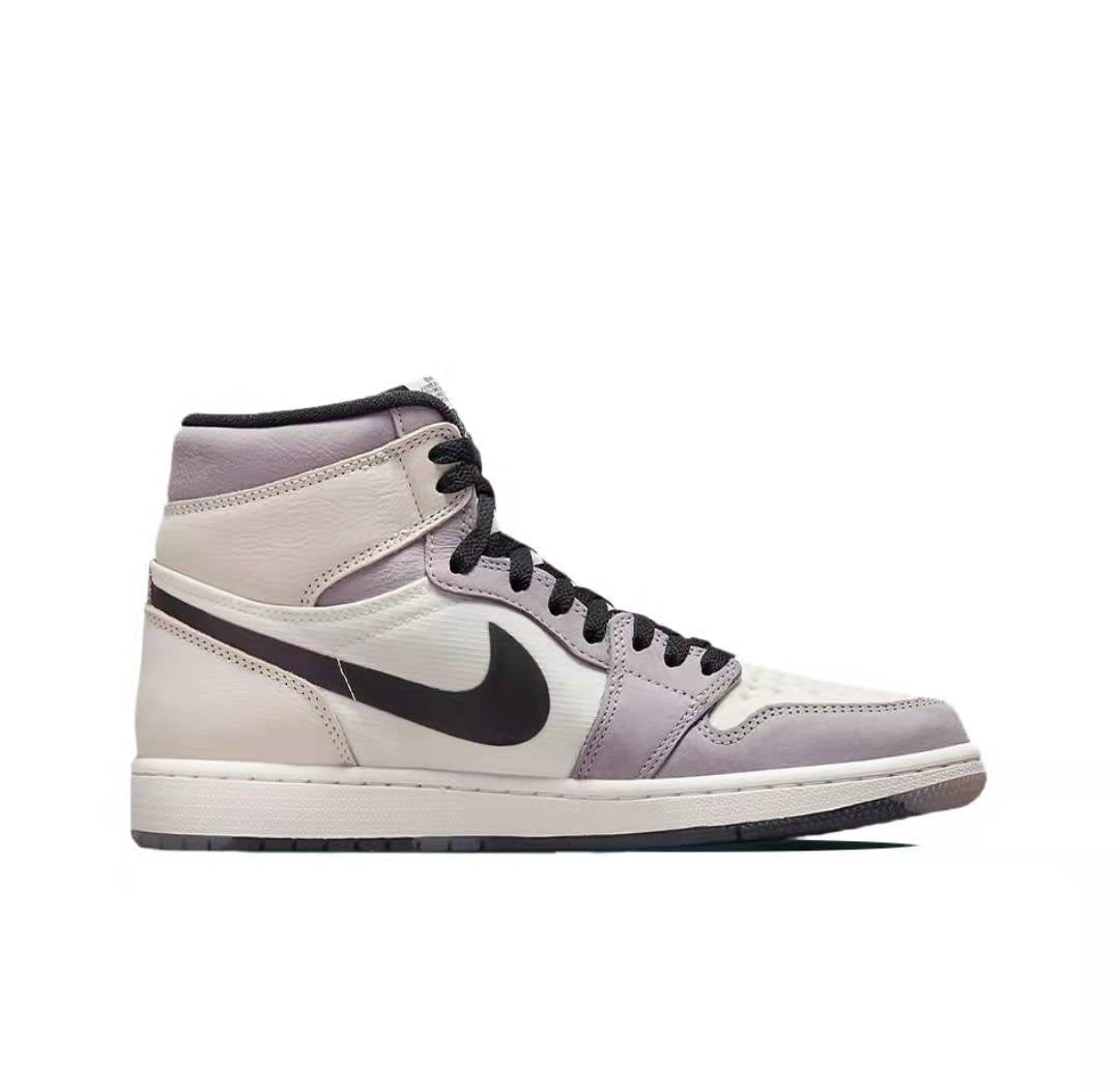 JORDAN 1 High - Element Gore-te - Light Bone - Black Unisex Streetwear Limited Edition