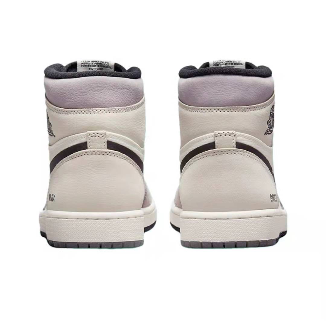JORDAN 1 High - Element Gore-te - Light Bone - Black Unisex Streetwear Limited Edition