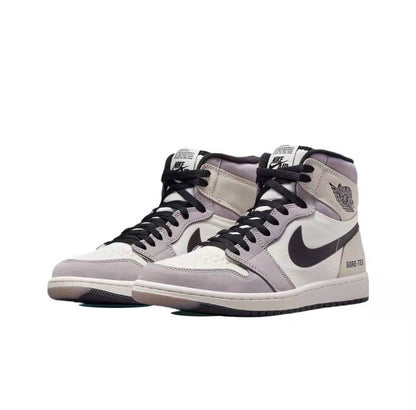 JORDAN 1 High - Element Gore-te - Light Bone - Black Unisex Streetwear Limited Edition