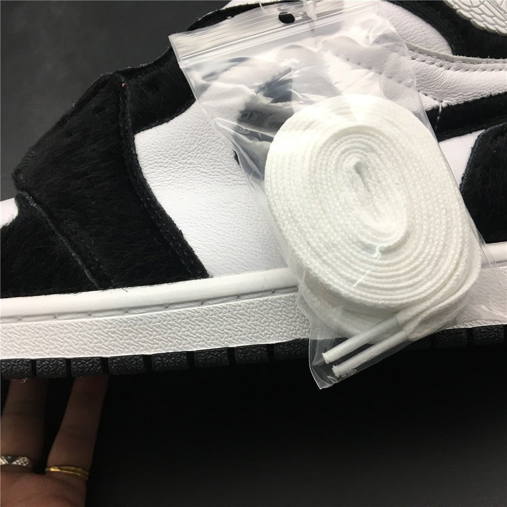 JORDAN 1 High - Panda - White Sneakers - Black Unisex Streetwear Limited Edition