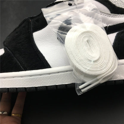 JORDAN 1 High - Panda - White Sneakers - Black Unisex Streetwear Limited Edition