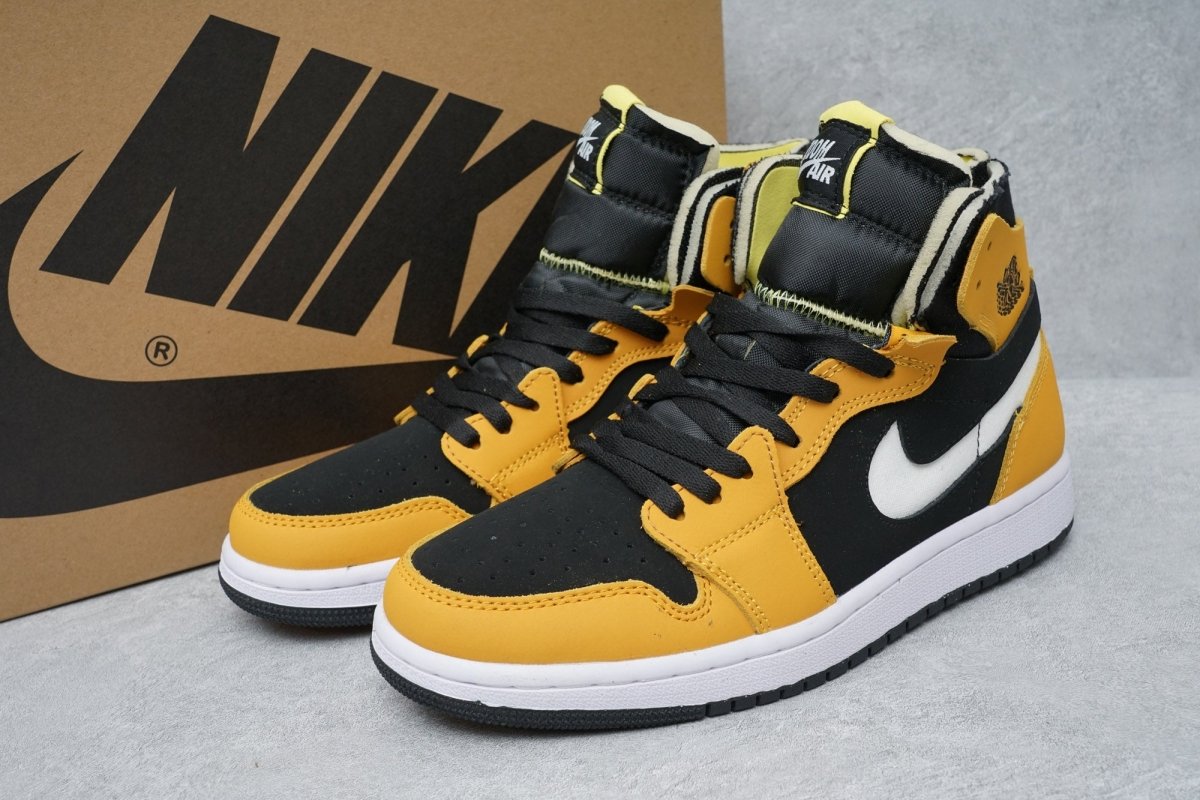 JORDAN 1 High Zoom Air Cmft - Monarch Sneakers - Black Unisex Streetwear Limited Edition