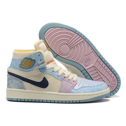 JORDAN 1 High Zoom Air Cmft - Celestine - Blue Unisex Streetwear Limited Edition