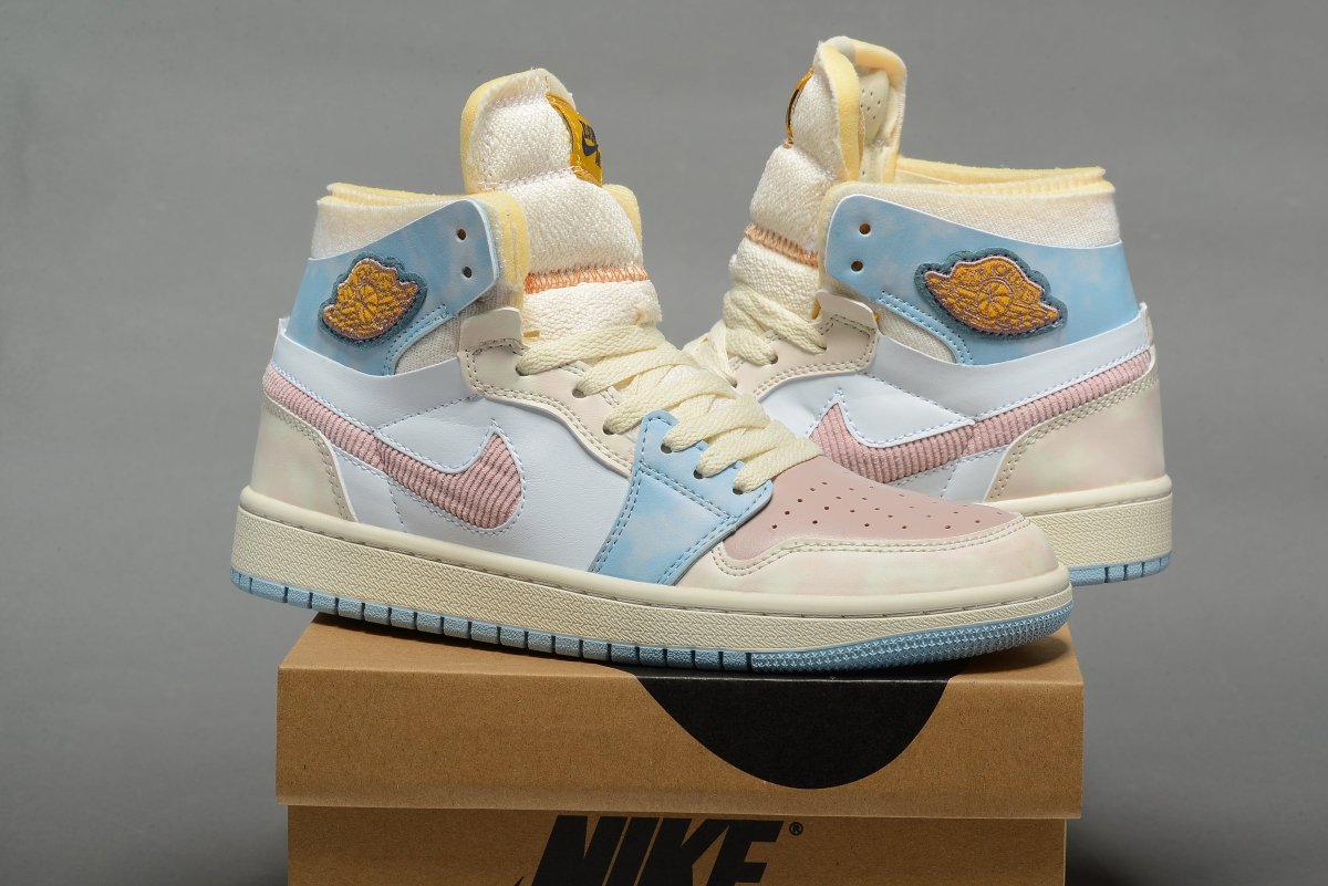 JORDAN 1 High Zoom Air Cmft - O - Ford - Pink Unisex Streetwear Limited Edition