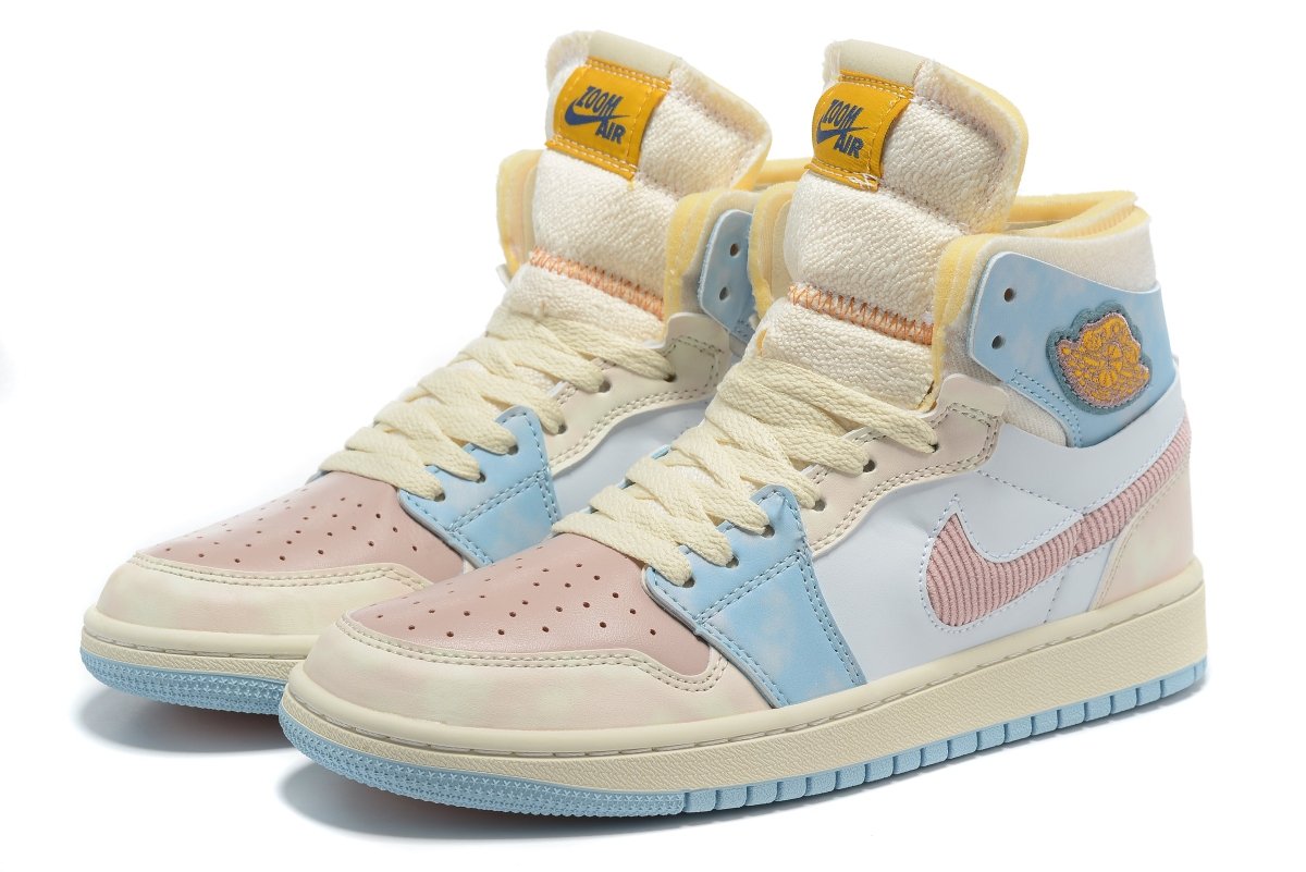 JORDAN 1 High Zoom Air Cmft - O - Ford - Pink Unisex Streetwear Limited Edition