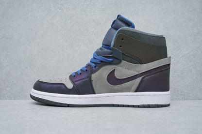 JORDAN 1 High Zoom Cmft - Black Unisex Streetwear Limited Edition