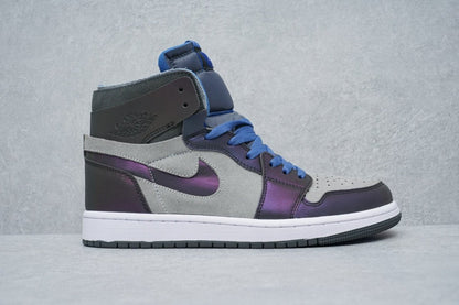 JORDAN 1 High Zoom Cmft - Black Unisex Streetwear Limited Edition