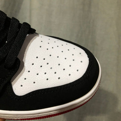 JORDAN 1 Low - Bred Toe Sneakers Unisex Streetwear Limited Edition