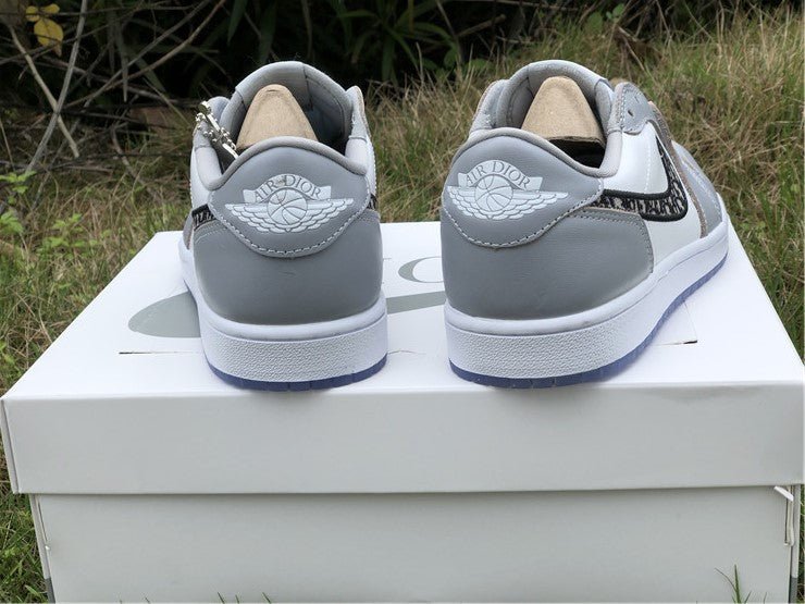 JORDAN 1 Low - Dior - Black Unisex Streetwear Limited Edition