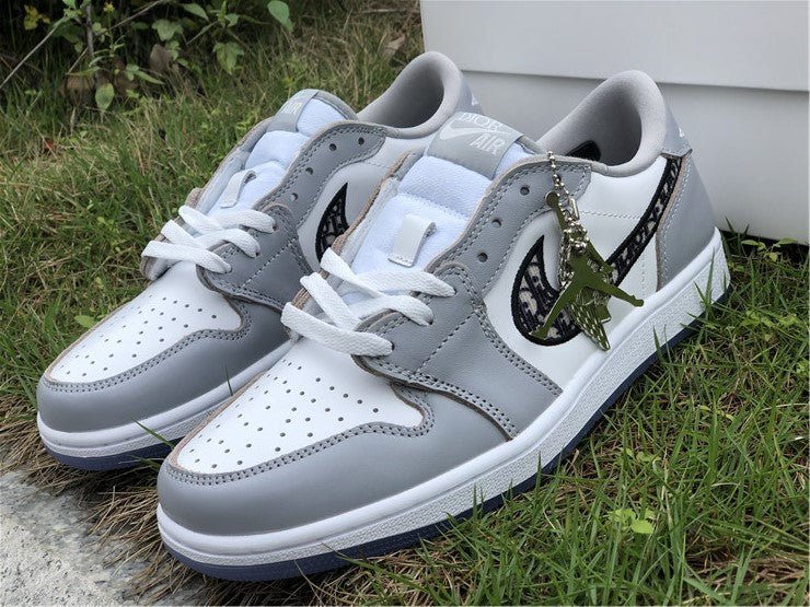 JORDAN 1 Low - Dior - Black Unisex Streetwear Limited Edition