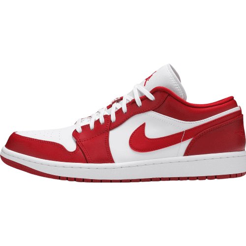 JORDAN 1 Low - Gym Red Sneakers - White Unisex Streetwear Limited Edition