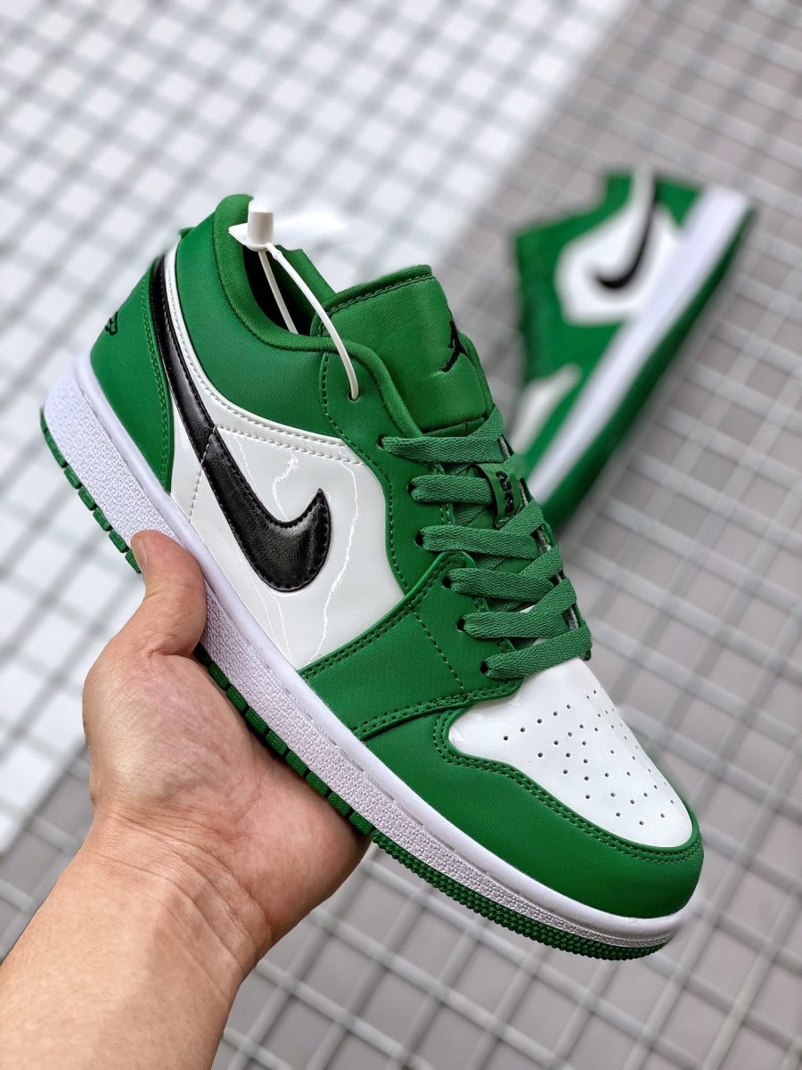 JORDAN 1 Low - Pine Sneakers - Green Unisex Streetwear Limited Edition