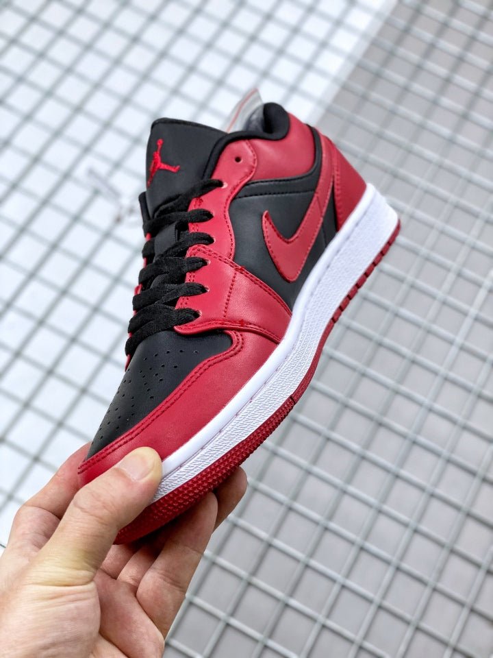JORDAN 1 Low - Reverse Bred Sneakers Unisex Streetwear Limited Edition