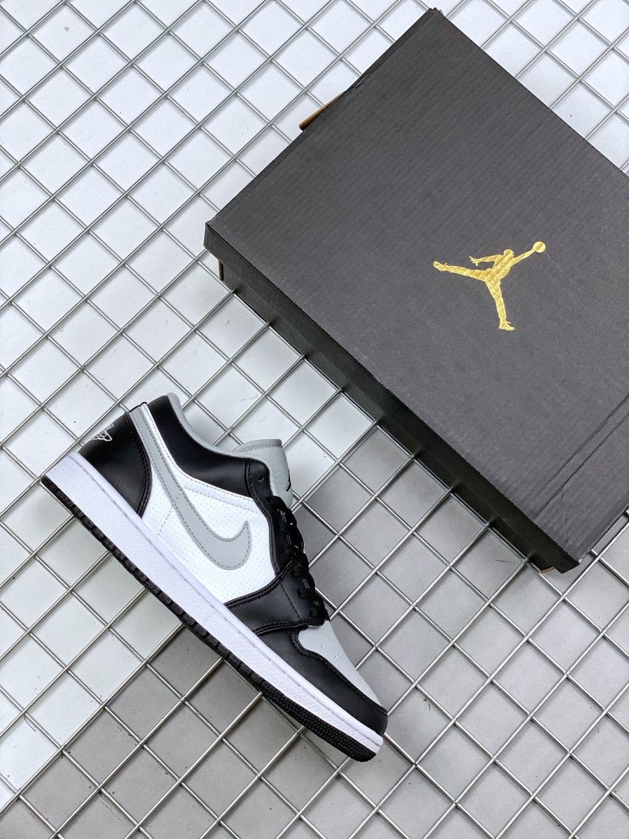 JORDAN 1 Low - Shadow Sneakers - Black Unisex Streetwear Limited Edition